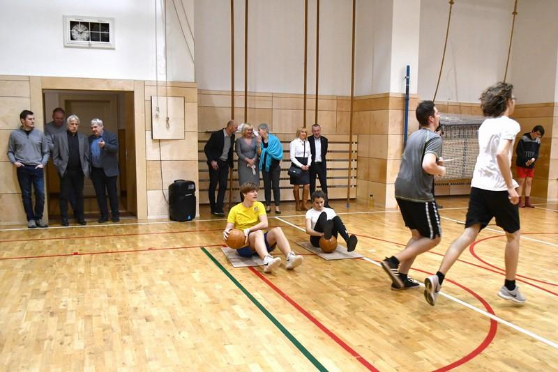 Kraj opravil tělocvičnu na litomyšlském gymnáziu