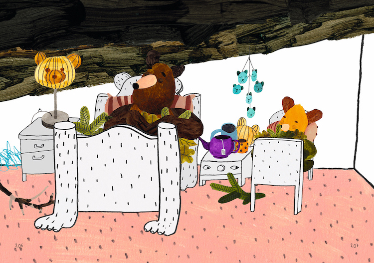Mlsne medvedi pribehy ilustrace z knizky TZ
