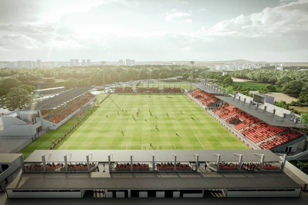 Vizualizace Letní stadion Pardubice | PORR a.s.