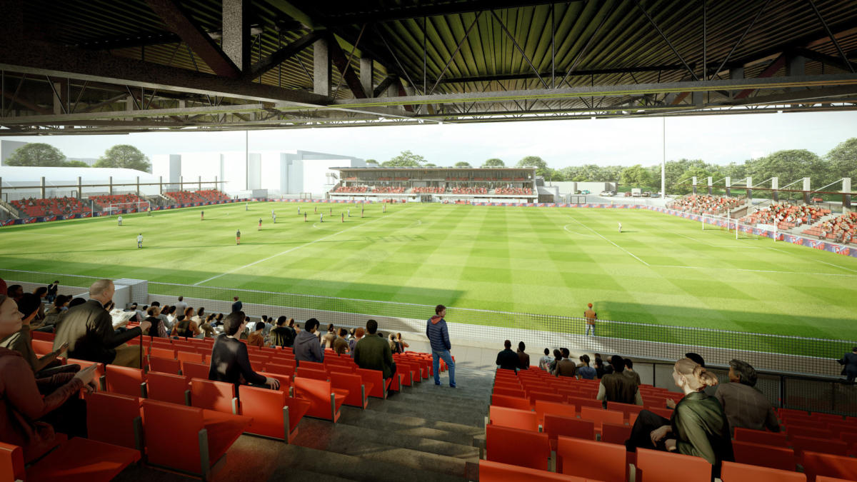 Vizualizace Letní stadion Pardubice | PORR a.s.