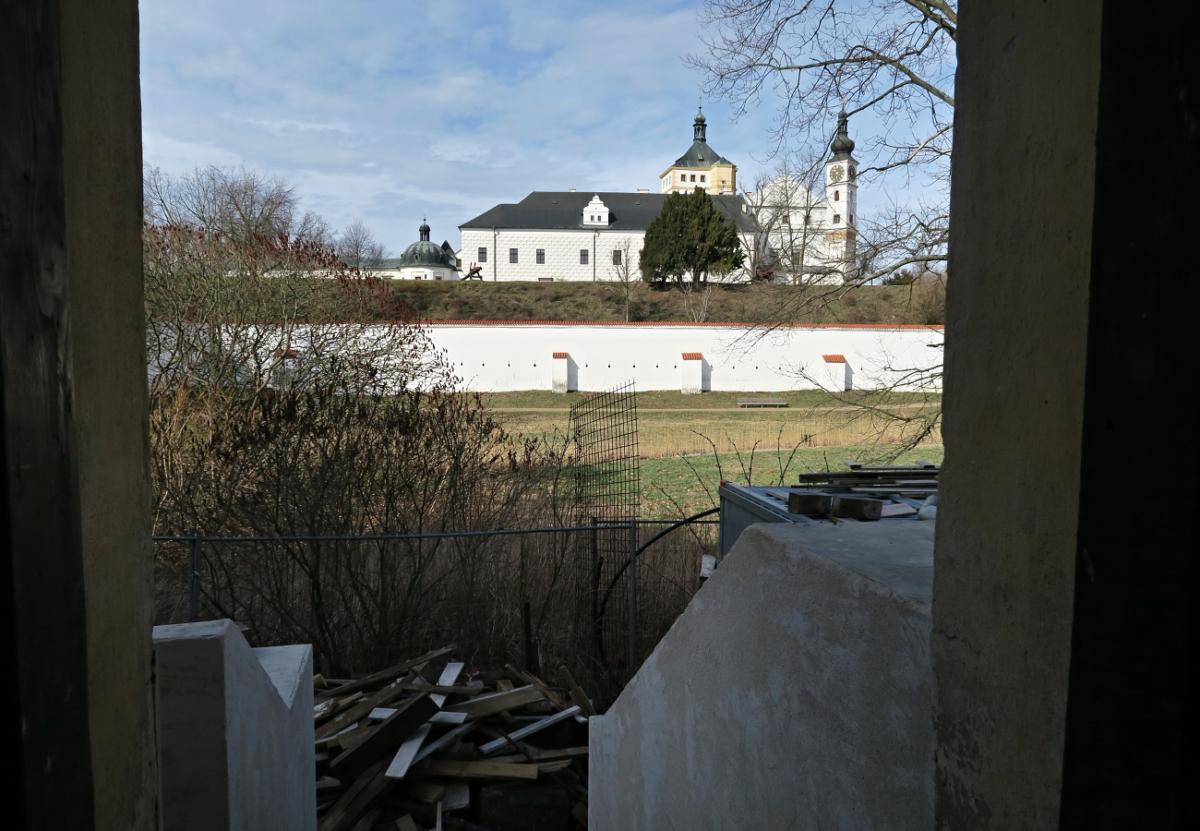 Příhrádek - Výhled z budoucí terasy