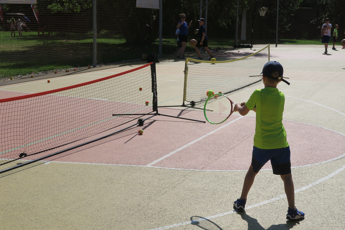 Sportovní park je úspěšně v poločase